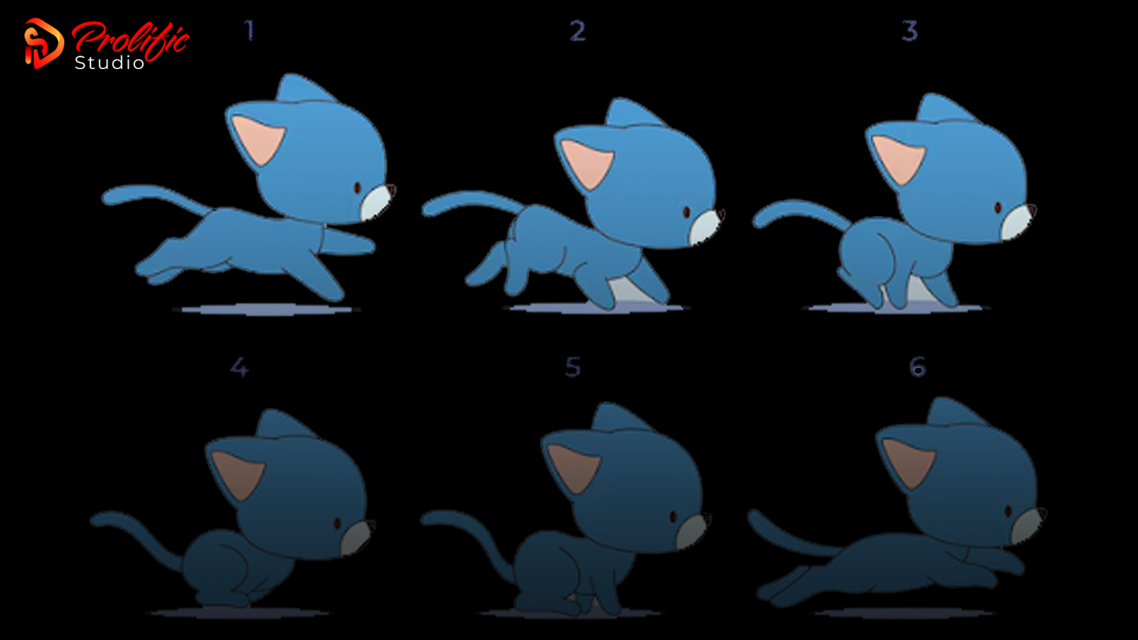 Animation-frames-of-a-cat-moving