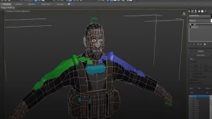 Character-rigging-and-skinning-a-character-3D-model