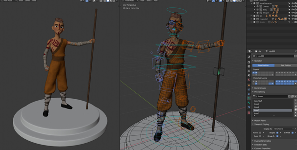 Texturing-and-Rigging​